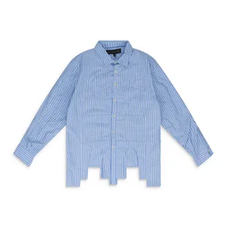 Who Decides War by Ev Bravado INDIGO ARCHES BUTTON-DOWN SHIRT