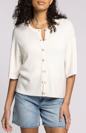 Thread & Supply Alyssa Cardigan in White at Nordstrom, Size Large