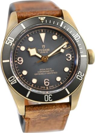 Tudor Pre-owned Tudor Bay Bronze Automatic Chronometer Black Dial Mens Watch 79250BA