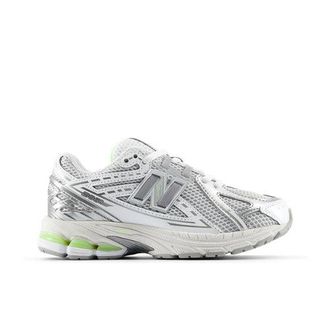 New Balance Ni&ntilde;os 1906 Lace en Gris/Verde, Talla 34.5