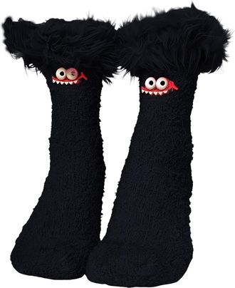 Generic 3D Animal Socks Women Teenage Girls Gifts Knit Sloth Hugging Novelty Funny Soft Warm Thermal Slipper Socks Ladies Knitted Home Bed Sock Cute Christmas