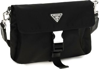 Prada Mens Re-Nylon Smartphone Holder Nero Recycled Polyamide Covers E Cases