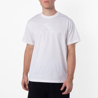 Burberry EKD Embroidered Cotton T-Shirt, Size Medium