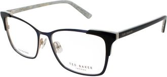 Ted Baker Ladies Blue Rectangular Eyeglass Frames Tb-B245-Nav-52