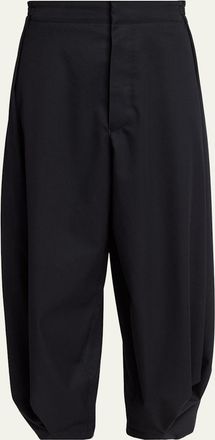 Loewe Balloon Wide-Leg Crop Trousers