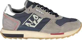 Napapijri Polyester Athletic Sneakers - Heren - Sneakers - Blauw - 40 EU - Polyester - Schoenen