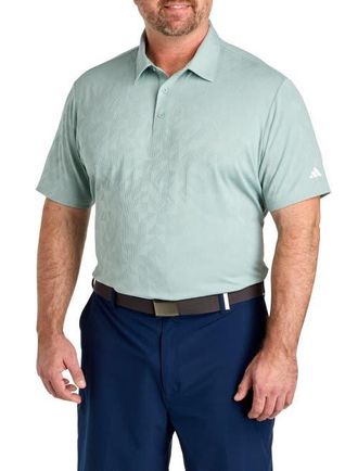 adidas Big & Tall 365 Climacool Jacquard Polo Shirt in Wonder Sage at Nordstrom, Size Xx-Large