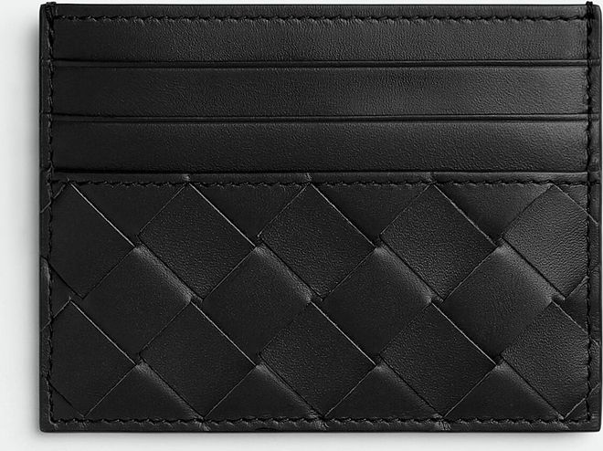 折りたたみ財布 BOTTEGA VENETA Intrecciato Card Holder Finecone 796324VC Bottega Veneta® Men's Intrecciato Credit Card Case in Black