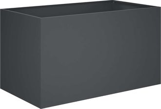 vidaXL Macetero De Jard&iacute;n Gris Antracita 100 X 50 X 50 Cm Vidaxl