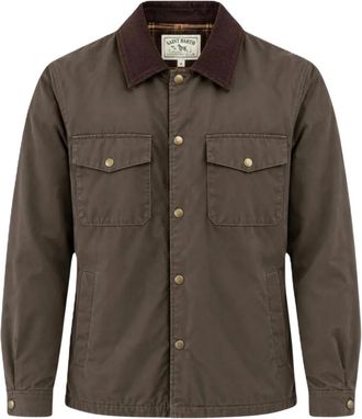 MC2 Saint Barth Chaqueta encerada Bexley - Jackets - Hombre - Marr&oacute;n - XL
