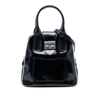 Miu Miu Pre-owned Miu Miu Patent Satchel Ladies M5P6PEVNDEKIF4CK