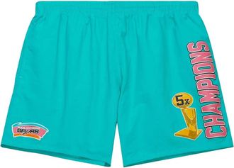Mitchell & Ness Shorts Antonio Spurs 5x Champions Heritage - Blu
