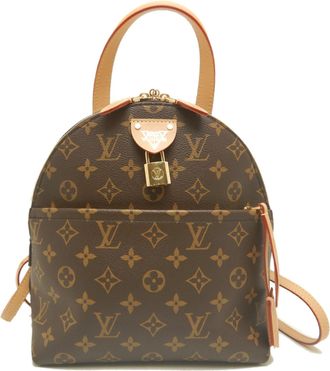 Louis Vuitton Brown Monogram Canvas Backpack (Pre-Owned)