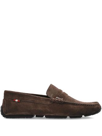 Bally suede-leather loafers - Brown