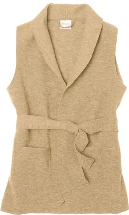 Engel Weste Merinogilet f&uuml;r Damen | beige