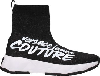 Versace Jeans Couture Sneakers Couture Frau Stoff schwarz