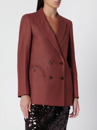 Blaz&eacute; Milano Blazer doppiopetto in lana vergine e cashmere