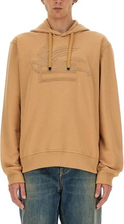 Etro Beige Relaxed Hoodie