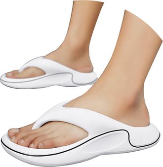 Generic 2026 Mens Slippers Oomega Thong Sandal Womens Shoes (White, 7-8)