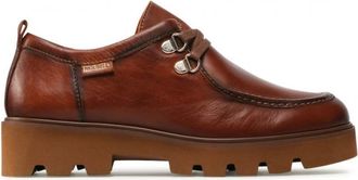 Pikolinos Stijlvolle Veterschoen voor Vrouwen - Dames - Veterschoenen - Bruin - 41 EU - Schoenen