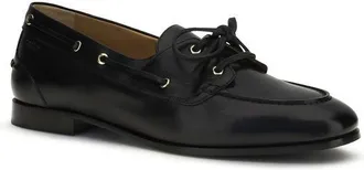 Bally Mens Black Buffalo Leather Slip-On Loafers