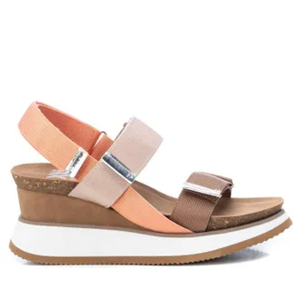 Xti Womens Wedge Sandals In Coral