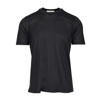 Mauro Ottaviani Silk Jersey T-Shirt - male - Mauro Ottaviani - T-Shirts - Blue - M - Tops