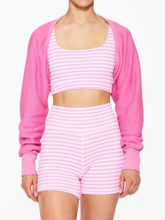 Strut-This Shrug Top In Tulip