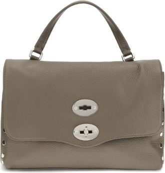 Zanellato Tassen, Dames, Grijs, ONE Size, Leer, Postina Daily