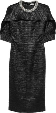 SIMKHAI Crystal-embellished Midi Dress