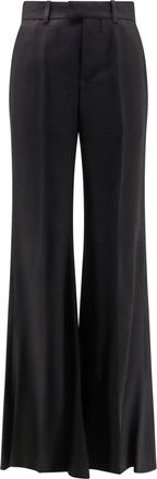 Balenciaga Viscose Trousers With Flared Bottom-Donna