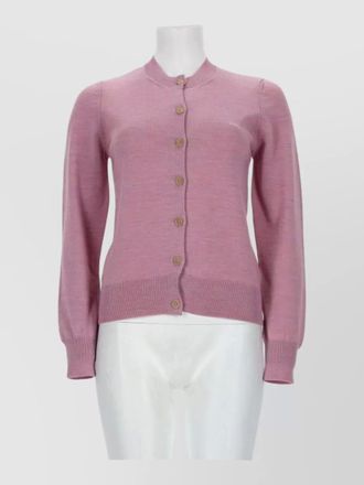 A.P.C. wool cardigan long sleeves crew neck