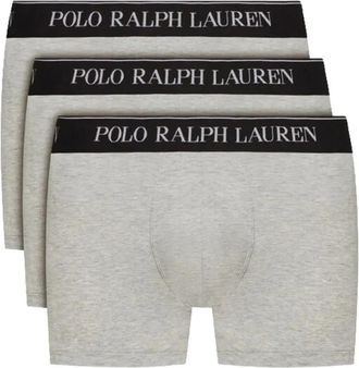 Ralph Lauren Polo 3-Pack Boxers - Heren - Onderbroek - Grijs - M - Katoen - Ondergoed