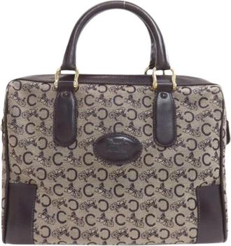 Celine Pre-owned Vintage Canvas Handtas - Dames - Vintage Handtas - Beige - ONE Size - Vintage