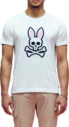 Psycho Bunny Archive Bunny Graphic T-Shirt in White at Nordstrom, Size 4