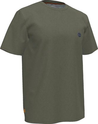 Timberland T-Shirt TIMBERLAND PORT ROYALE, Damen, Gr. S (44/46), gr&uuml;n (khaki), Single Jersey, Obermaterial: 100% Baumwolle, Rundhals, Shirts T-Shirt