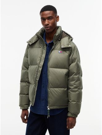 Tommy Hilfiger Mens Tommy Jeans Alaska Ripstop Down Jacket - Rocky Mountain - XXL