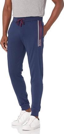 HUGO BOSS Mens Loungewear Drawstrings Authentic Cotton Joggers In Blue