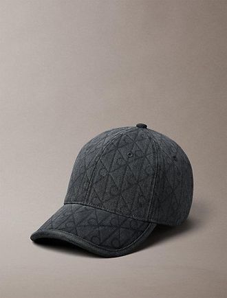Calvin Klein Gorra Denim Con Logo Emblem&aacute;tico Quemado