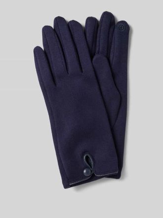 Eem Fashion Regular Fit Handschuhe mit Knopfverschluss in Marine, Gr&ouml;&szlig;e L