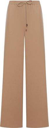 Max Mara WIDE TROUSERS IN WASHED SILK - Max Mara - Woman