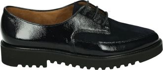 Paul Green Schoenen, Dames, Blauw, 40 EU, Leer, Blauwe Leren Lage Hak Schoenen