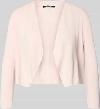 Comma Strickjacke in offener Passform mit 3/4-Arm in Hellrosa, Gr&ouml;&szlig;e L