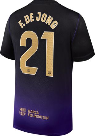 Nike Frenkie de Jong Barcelona 2026/27 Stadium Away Kobe Nike Mens Dri-FIT Soccer Jersey in Purple | NN204432659-FCB
