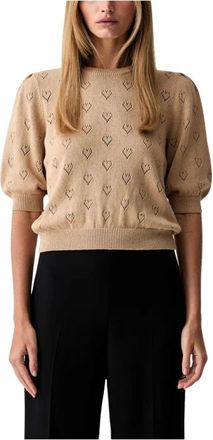Twinset Donna, Maglie, Beige, S, new