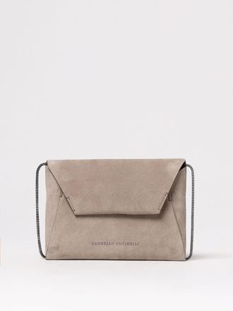 Brunello Cucinelli Pochette a busta in camoscio Brunello Cucinelli