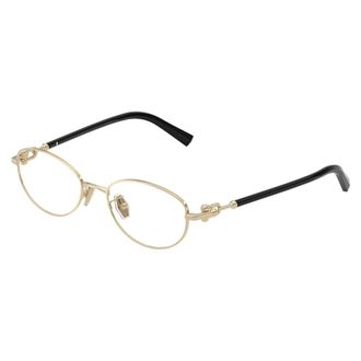 Tiffany & Co. Glasses, unisex, Yellow, Size: 51 MM Oval Optical Frame