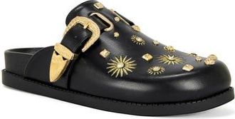 Azalea Wang Trouver Studded Clog in Black at Nordstrom, Size 6