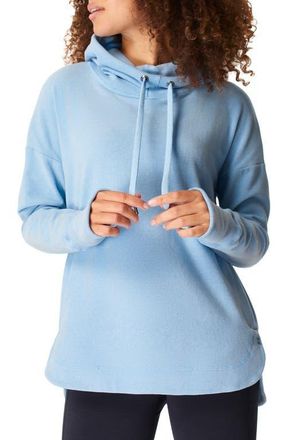 Sweaty Betty Escape Fleece Hoodie in Air Blue at Nordstrom, Size Large