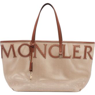 Moncler Very Large Mesh Tote Bag in 035-Gardenia at Nordstrom